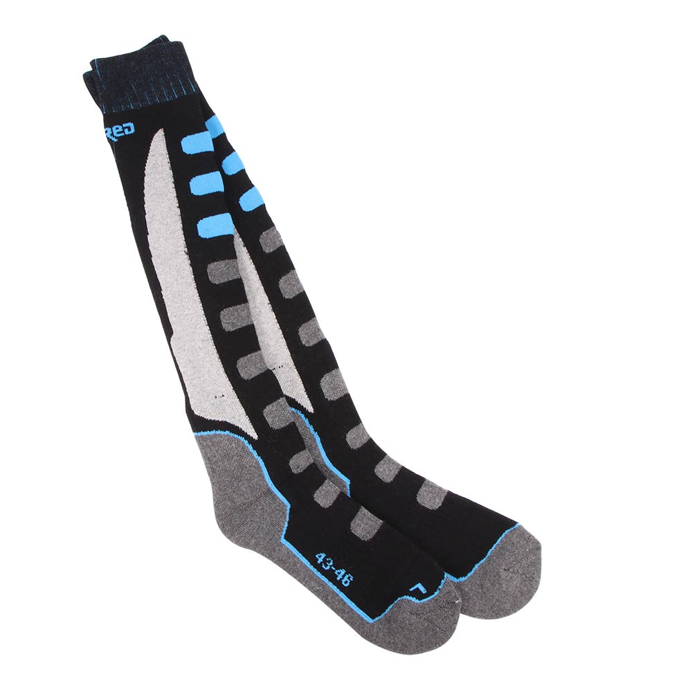 Mannen Vrouwen Winter Warm Thermische Ski Sokken Dikke Katoenen Sport Snowboard Fietsen Skiën Voetbal Sokken Thermosocks Beenwarmers Sok: Black 43-46