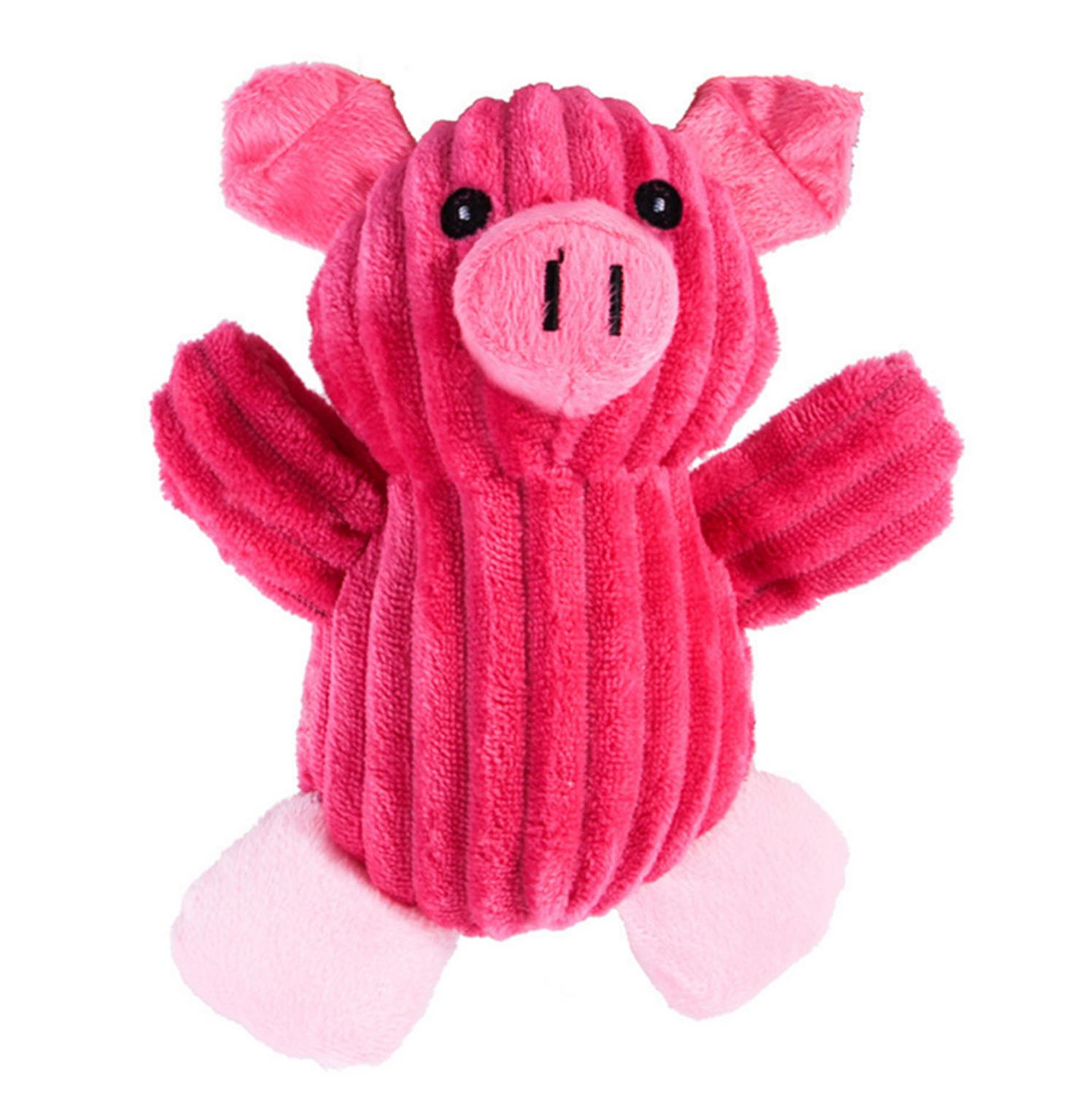1pc plysch hundleksaker pipande röd blå gris grön groda valp tuggleksak interaktiva kattleksaker sällskapshund ljudleksaker för små medelstora hundar: 8