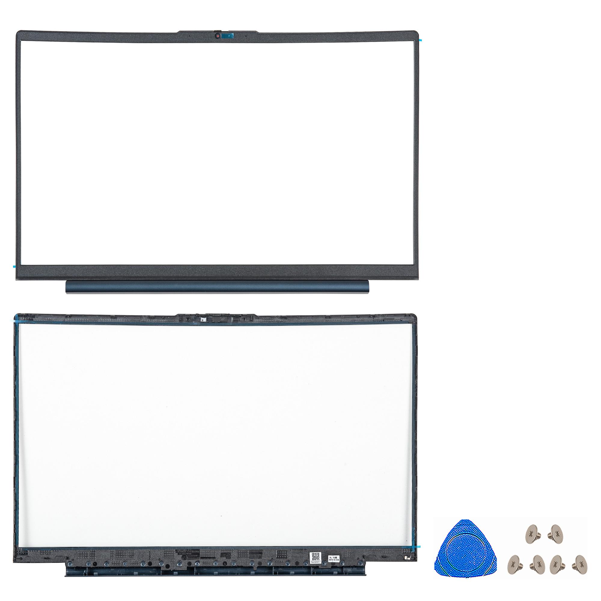 Top Case For Ideapad 5 15IIL05 15ARE05 15ITL05 15ALC05 LCD Back Cover Front Bezel Hinges Rear Lid AMK7000110 GS557: black