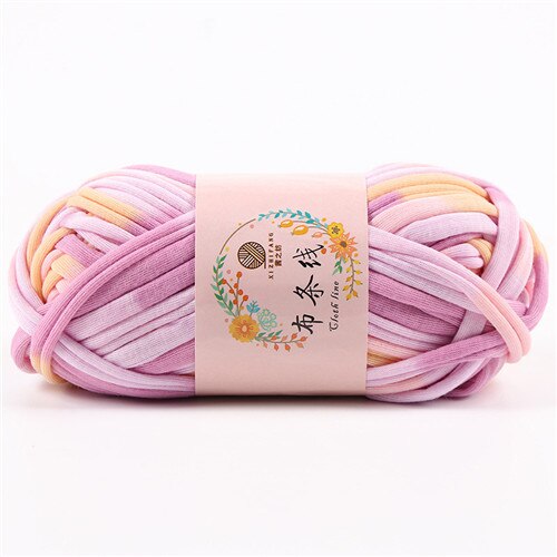 Hilo grueso de algodón suave para ganchillo, hilo grueso para tejer a mano, bolsa, cesta, alfombra, manta, 100G por bola: 7