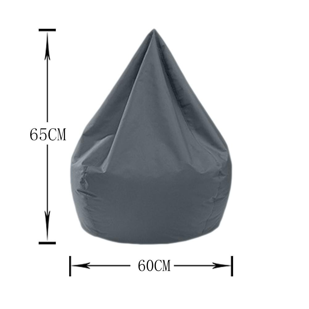 Stockage d'animal en peluche imperméable à l'eau chaude/sac de haricot de jouet couverture de chaise d'oxford de couleur unie grand pouf sans Sofa de chaise de remplissage