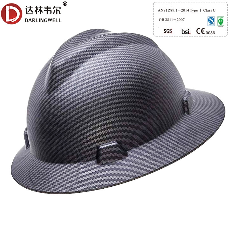 Fuld ramme hård hat arbejdshjelm letvægt høj styrke arbejdshætte konstruktion jernbane metallurgi sommer solskærm