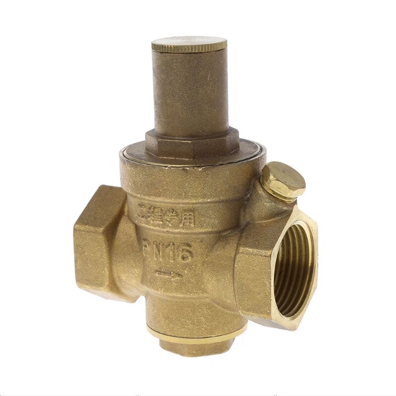 DN25 1" Adjustable Brass Water Pressure Reducing Regulator Valve PN 1.6