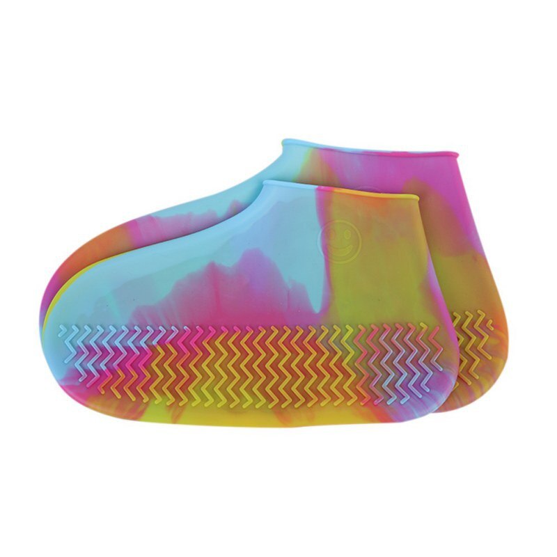 Waterdichte rubberen beschermhoezen voor schoenen, unisex, dames, heren, regenhoezen met rits, hoge antislip regenhoezen