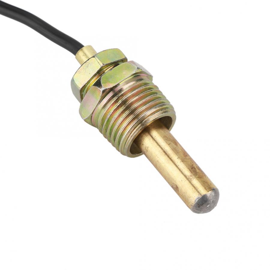 Metal Car 52mm Mechanical Water Temperature Temp Meter Gauge 38-104 degrees 12V Yellow Light Car Water Temperature Meter