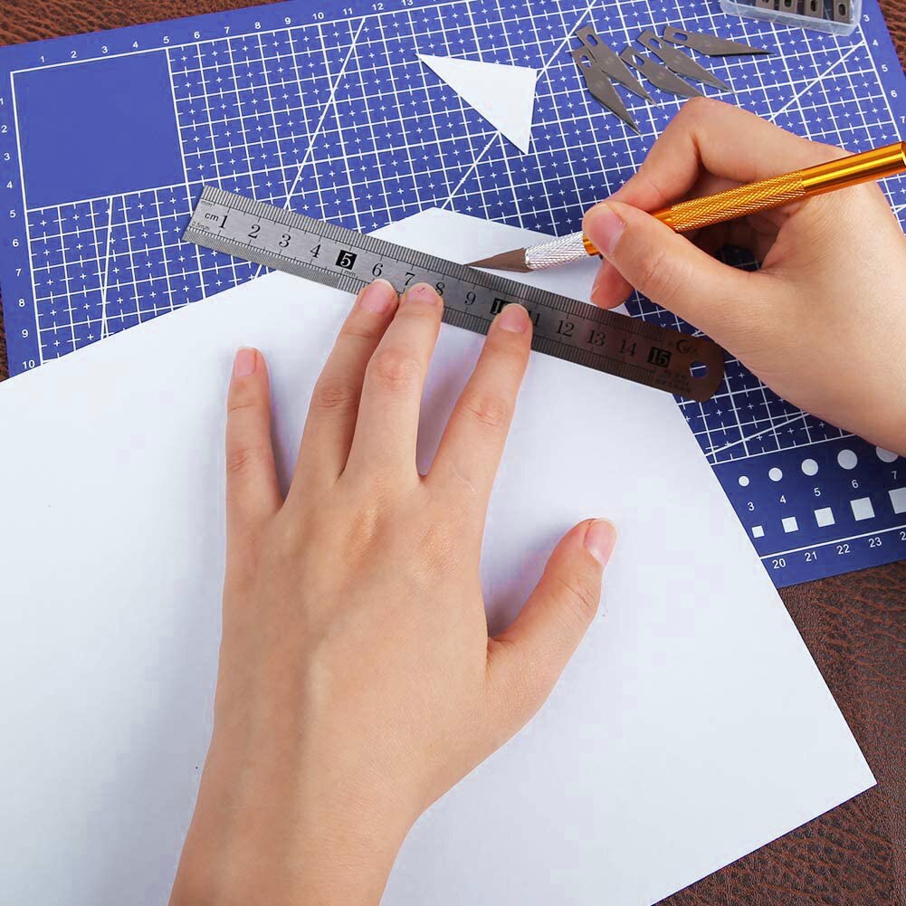 Self-healing Cutting Plate Art Tool Kits Double Sided Cutting Mat Rectangular Grid Line Cut Pad Patchwork Cutting Plate