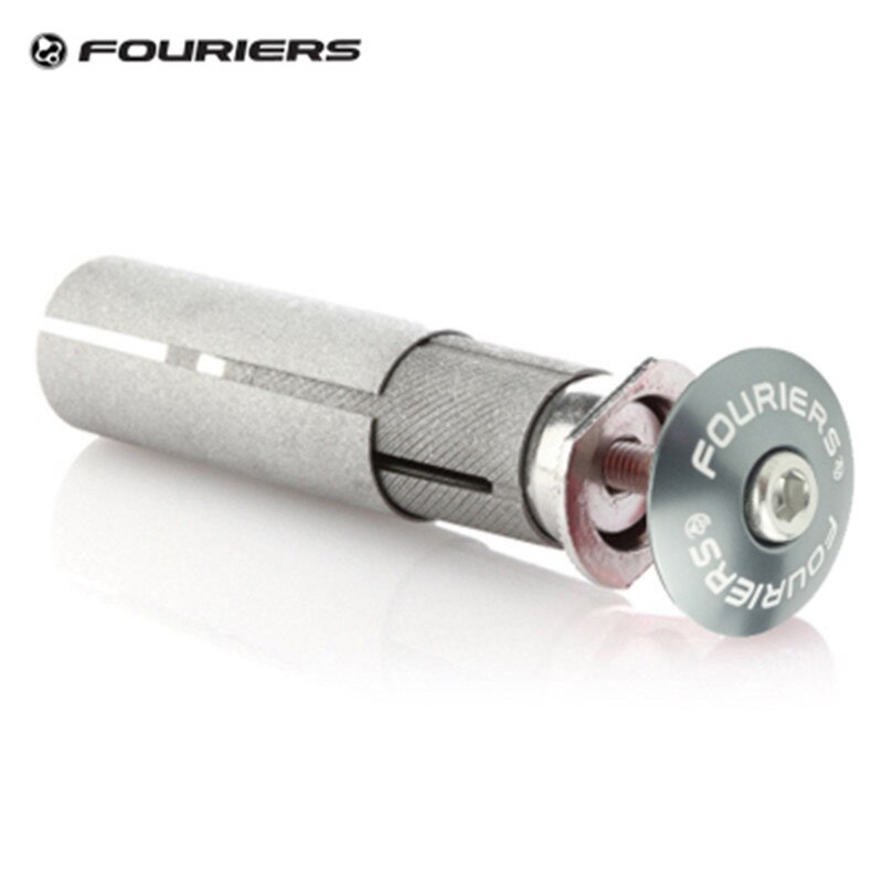 Auricular de aleación de aluminio expansor de bicicleta Fouriers, tapón expansor, tapa superior de vástago para auriculares de horquilla de carbono Steerer de 28,6mm 1 1/8"