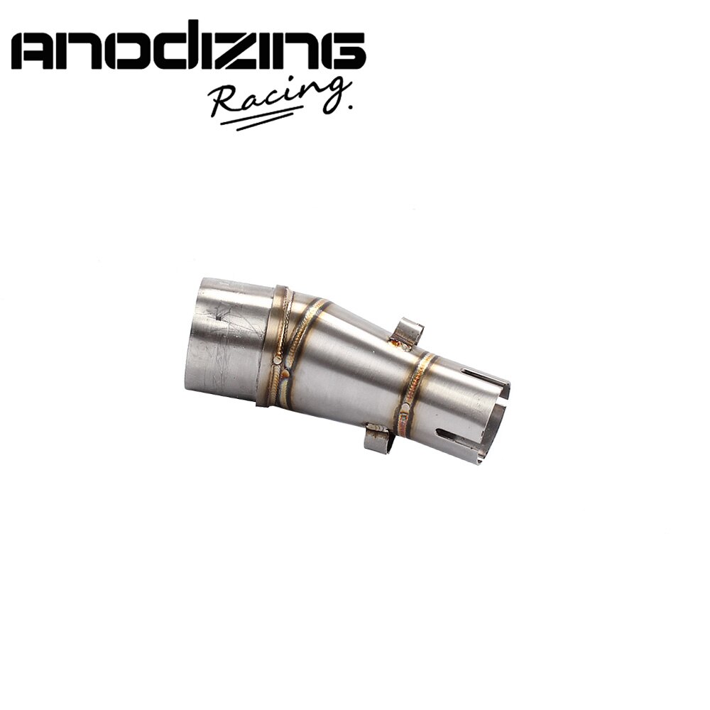Motorfiets Uitlaat midden pijp Slip-On voor Kawasaki Z250 Z300 Ninja 300 Ninja 250R link pijp