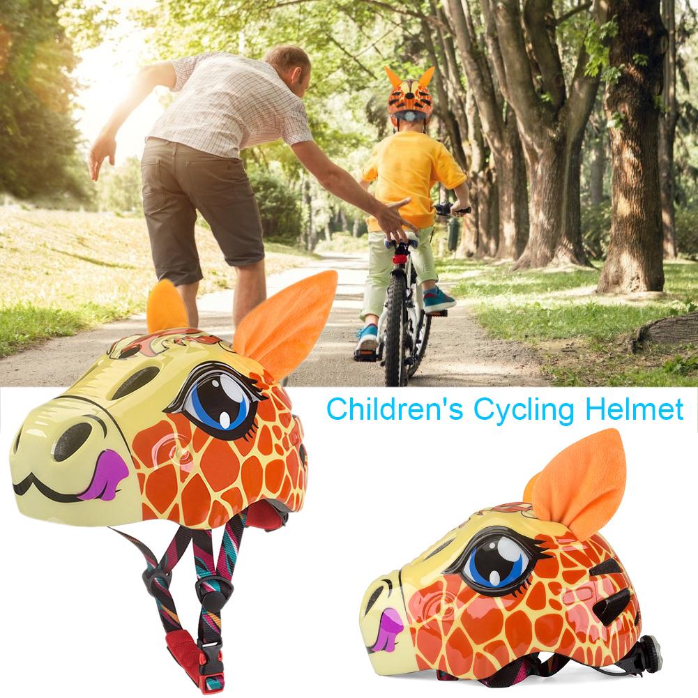 Adjustable Kids Bike Helmet Boys Girls Outdoor Sport Cycling With Rear Adjustable Light Helmet Children Safety Helmet