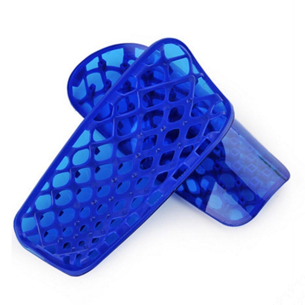 1 Paar Professionele Voetbal Training Scheenbeschermers Scheenbeschermers Voetbal Been Protector Schaatsen Hollow Shin Brace Sport Veiligheid: Blauw