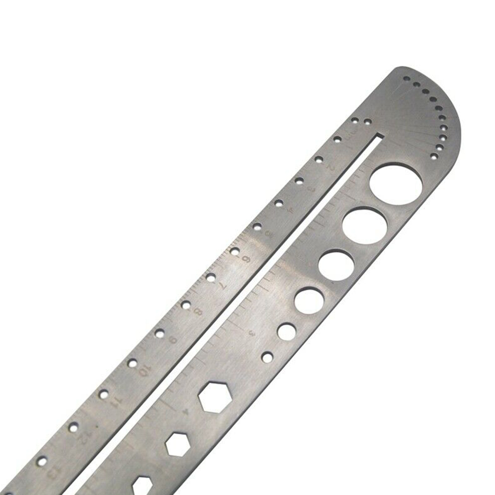 Lightweight Accurate Portable Stainless Steel Protractor Ruler Practical Clear Scale Circle Measure Tool Drawing
