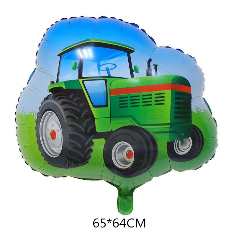 Cartoon Auto Ballon Engineering Fahrzeug Bagger Kran Gabelstapler truckchildren der geburtstag party dekorationen Spielzeug Ballons: tractor