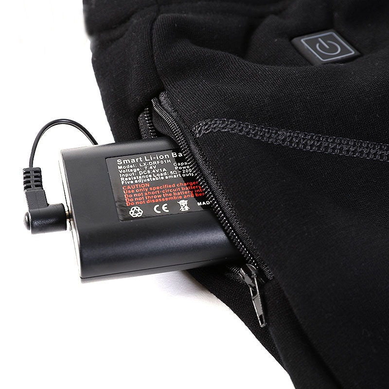 7.4V 2200mAh Lithium Battery for Heated Gloves Socks Insoles Jackets Temperature Adjustable Rechargable Replace battery