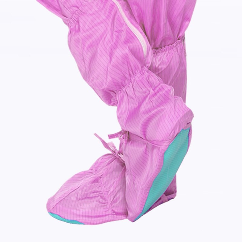 Arzt Isolation Schuh Abdeckung Einweg Isoliert Schuhe Weichen Boden Krankenschwester Stiefel Persönliche Schutz Ausrügestochen Schuh Abdeckungen: Rosa Schuh Startseite
