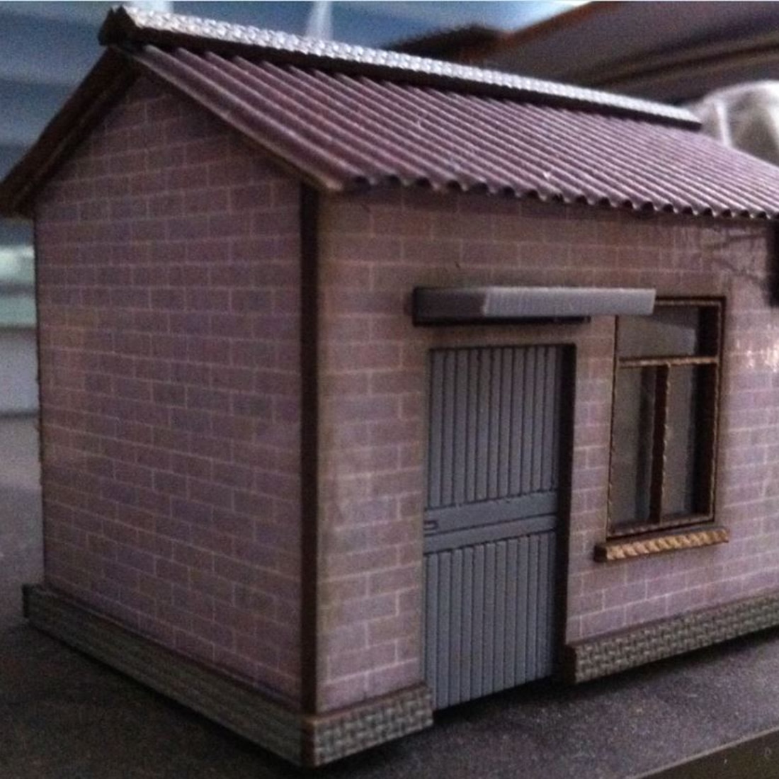 1: 87 ho Skala Eisenbahn Haus Modell Sand Tabelle Szene Dekoration