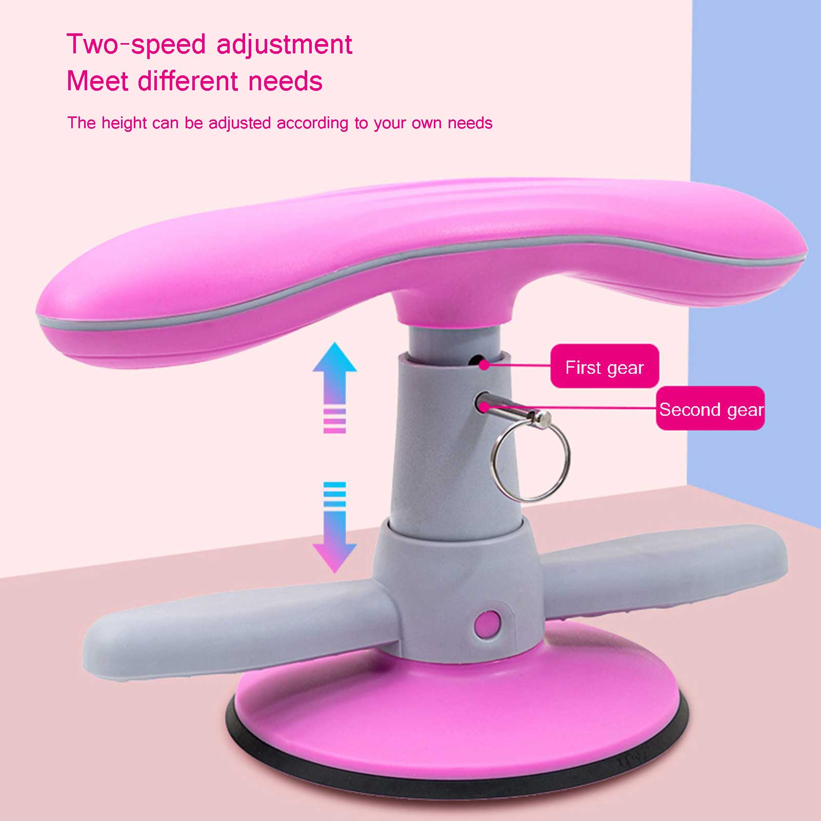 Fitness Sit Up Bar Assistent Gym Oefening Buikspier Fitness Sit Up Trainner Aid Home Gym Self-Zuig Situp assist Bar