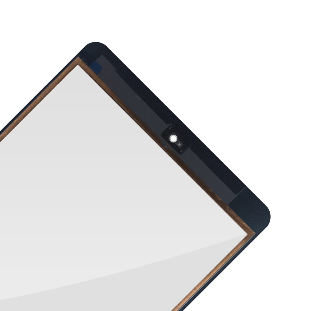 Qualidade original para ipad mini 1 2 a1432 a1454 a1455 a1489 a1490 a1491, touch screen digitizer, sensor de substituição + botão chave