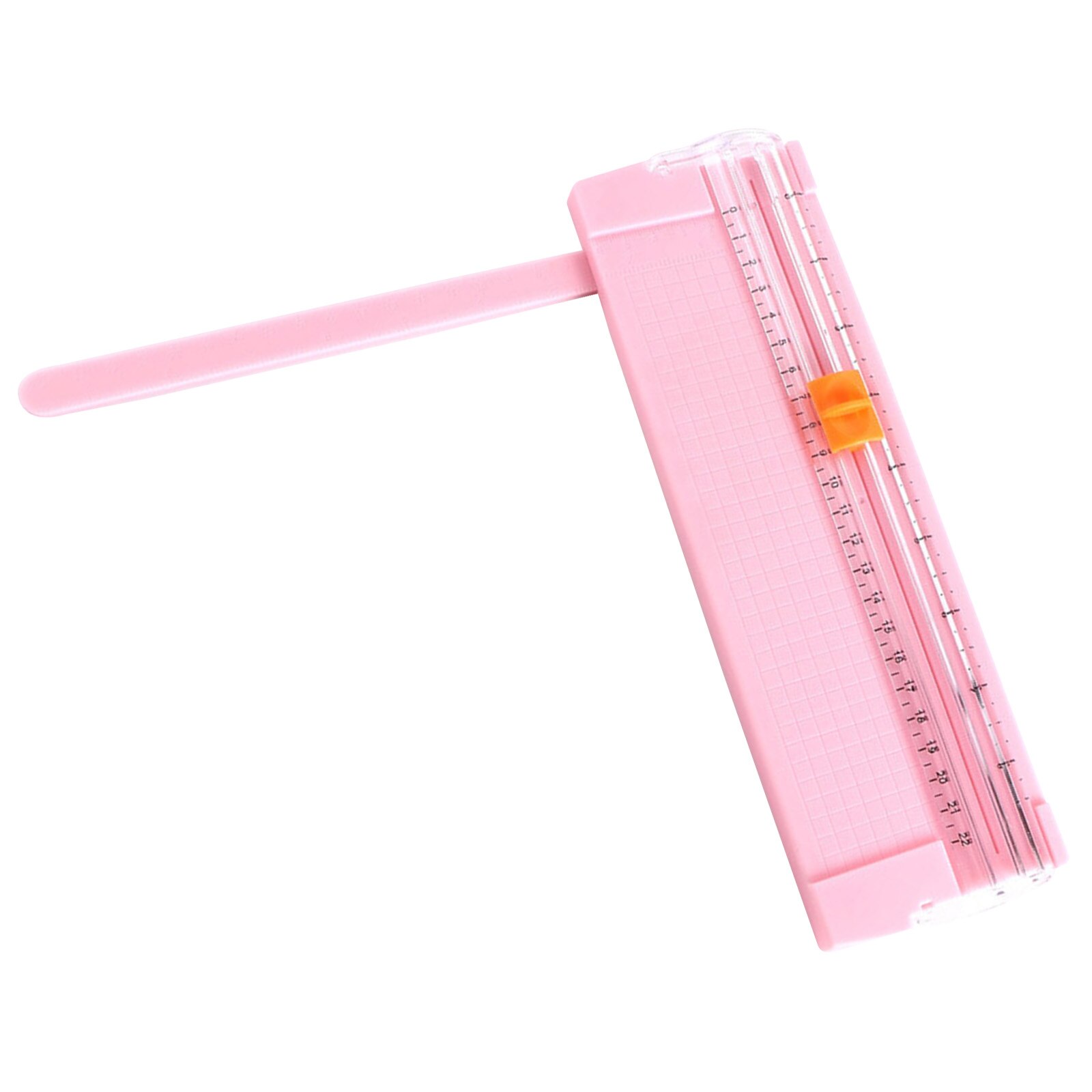 A4/A5 Precision Paper Photo Trimmers Cutters Guillotine with Pull-out Ruler for Photo Labels Paper Cutting Tool Durable: Pink