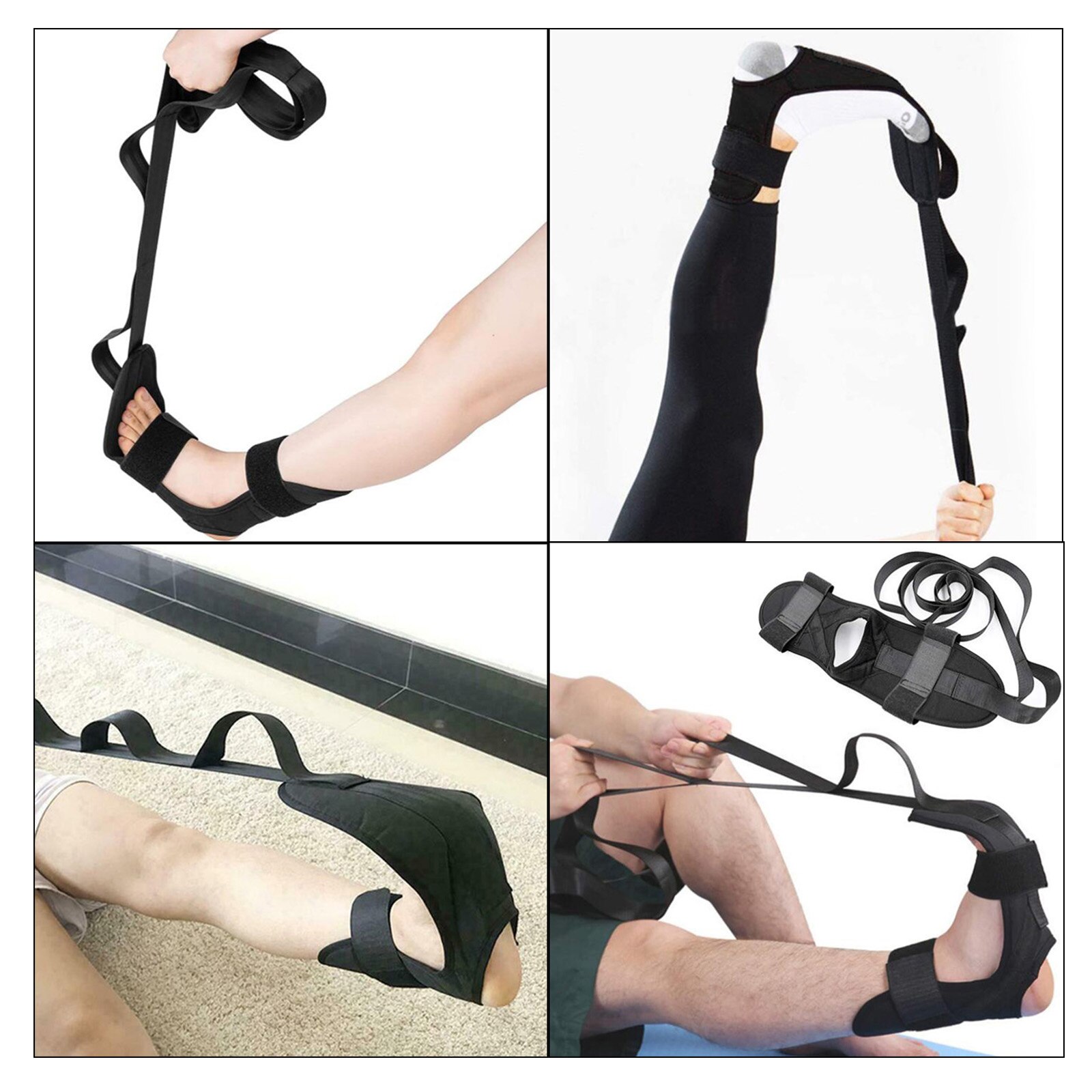 Conjunto de pulsera elástica y ensanchador de pie para fascitis Plantar, Pilates