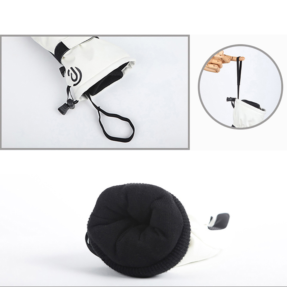 Winter Ski Gloves Waterproof and Breathable Snow Hand Warming Gloves Cold Weathe Wrist Guard Riding Touch-Screen Work Gloves