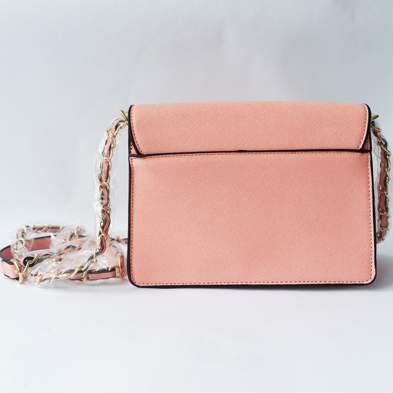 Damemerke håndvesker damekjede skall konvoluttvesker kryss kropp budbringer bag skulder kveld bolsa feminina sekk a hoved: Rosa
