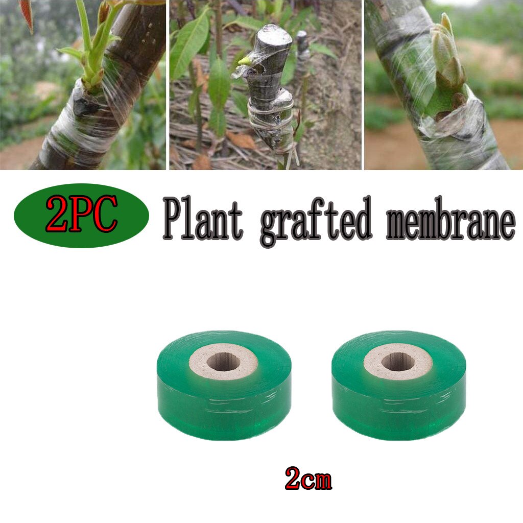 2PC Green Eco-friendly Waterproof Grafting Tape Membrane Garden Bind Belt
