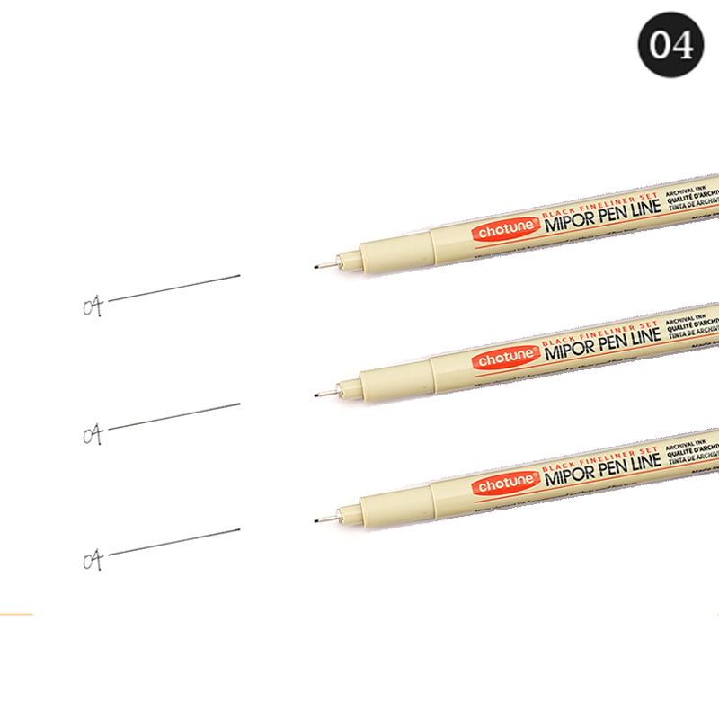 Pigment Liner Pigma Pen Manga Markers Needle Pen Hook Line Pen Sketch Sakura Pens Stationery Set Art Supplies School Supplies: Lavender