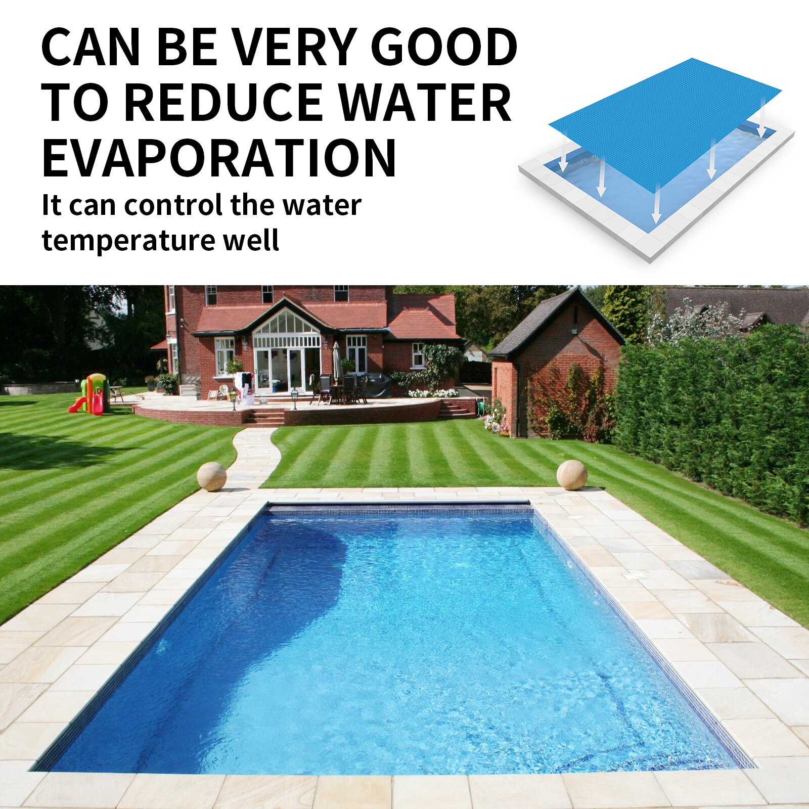 Rectangular Swimming Pool Insulation Film Swimming Pool Mats To Keep Your Pool Free of Dirt and Insect Pool Covers