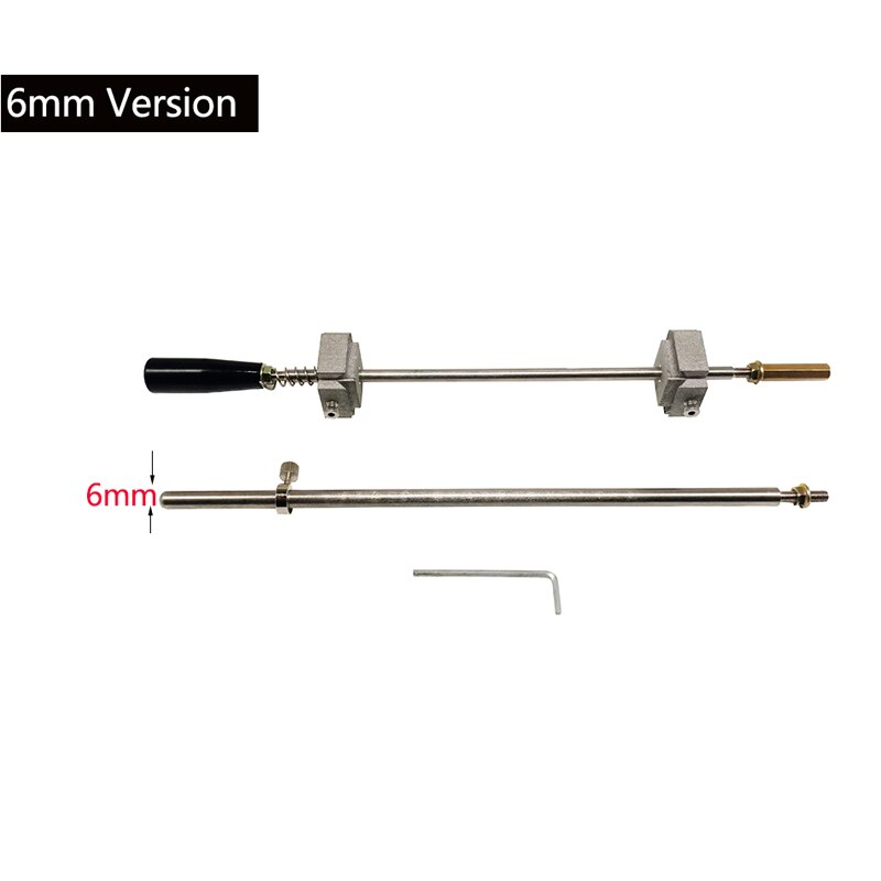 Metalen Flip Clip Messenslijper Diy Messenslijper Onderdelen Edge Pro Puntenslijper Accessoires Whirl Clip Voor Ruixin Pro Puntenslijper: STONE BAR 6MM