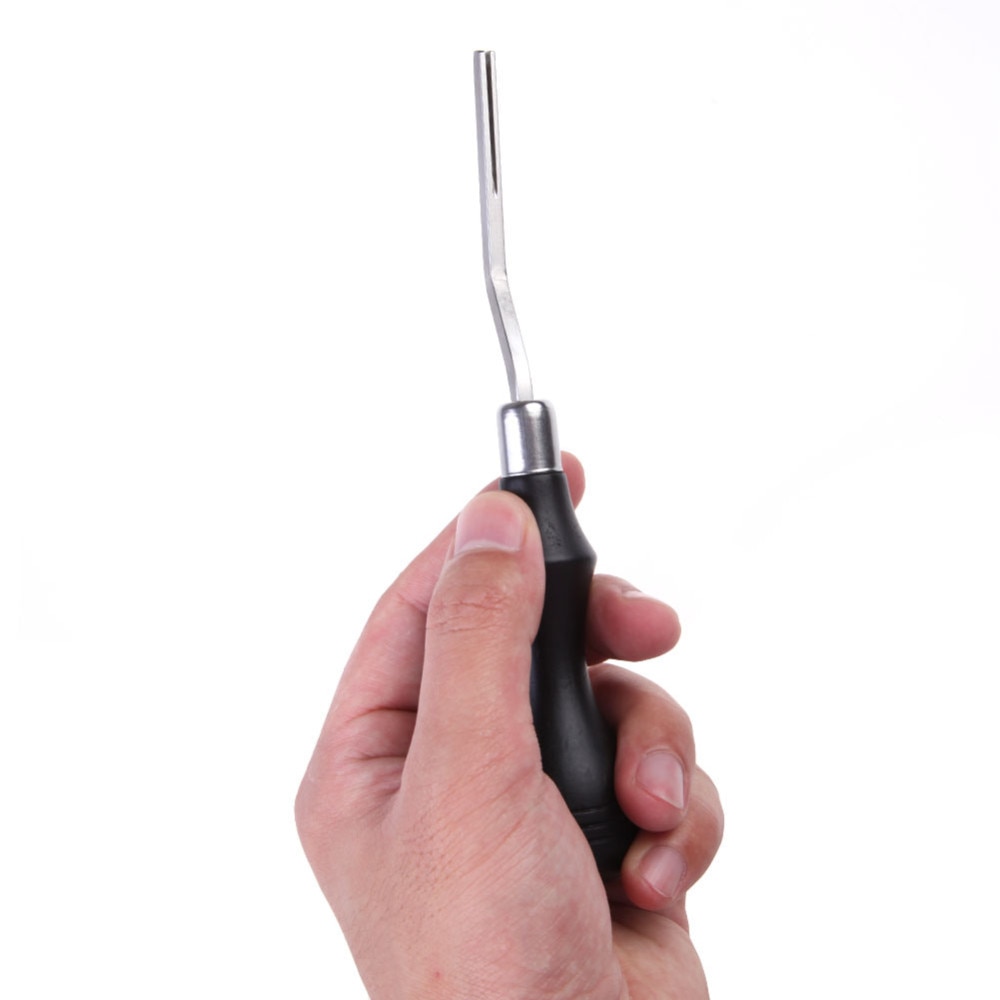 Herramienta biseladora de bordes de cuero, herramienta para biselar/pulir cinturones, herramientas de bricolaje de artesanía de cuero de acero de alto carbono, biselador de bordes