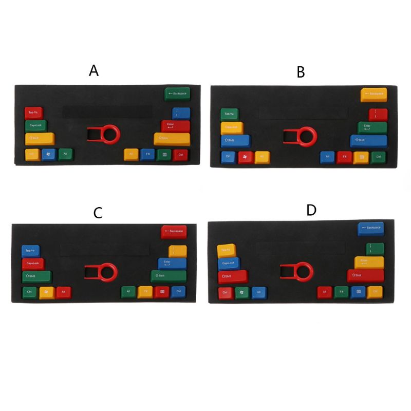 14 Keys ABS RGBY OEM Keycaps for cherry MX NOPPOO Ducky Filco Keyboard Keycap