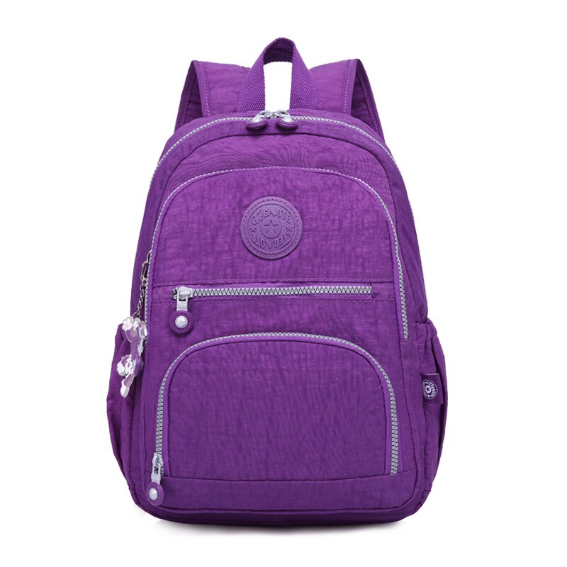 Female Backpack Women School Backpack for Teenage Girls Mochila Feminina Laptop Bagpacks Travel Bags Casual Sac A Dos: Lilac colour