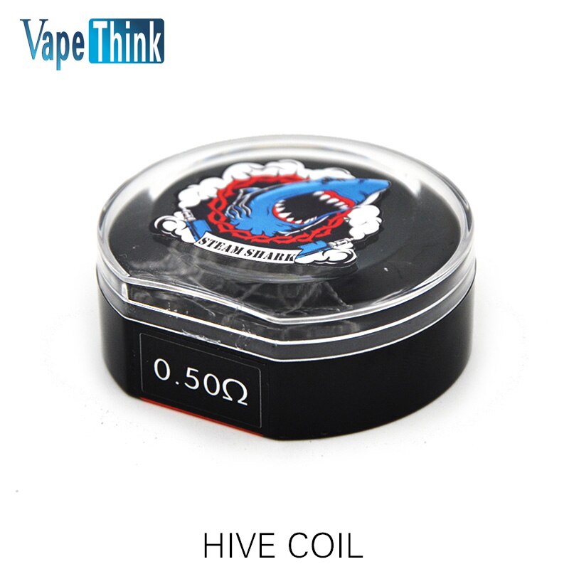 Vapethink Steam Shark Fused Clapton Hive Tiger Quad Twisted Mix Flat Twisted Alien Notch Ni200 Prebuild Coil