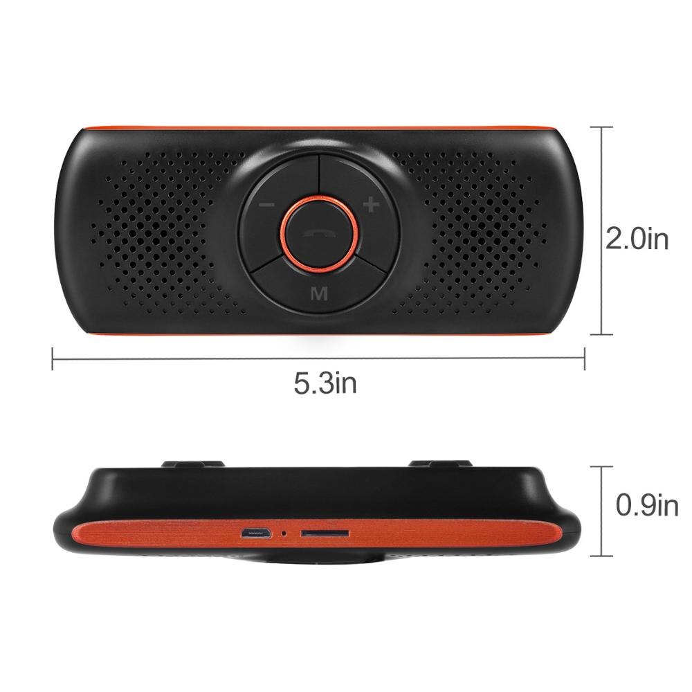 Multifunctionele Bluetooth Speakerphone Bluetooth 4.2 Edr Ondersteuning Voor Siri 3W Speaker Car Handsfree Kit MP3 Speler Adapter