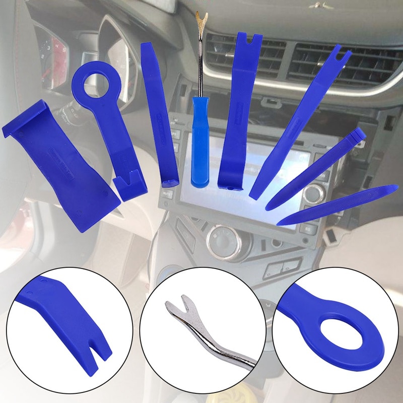 8 kpl/setti auto auton oven korin korjaus auki irrotustyökalu radio kannettava mekaniikka auto lommo vedin asentaja paikannustyökalut