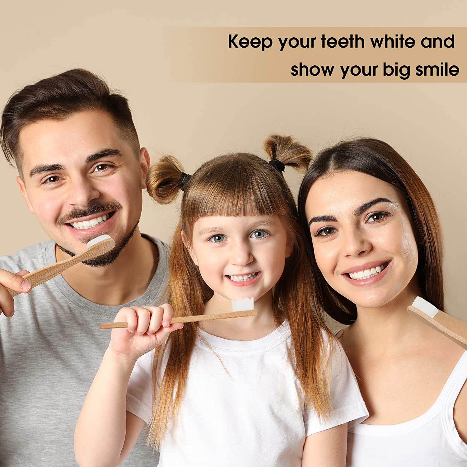 Ultra Soft Toothbrush Biodegradable Bamboo Toothbrushes 20000 Soft-bristled Reusable Wooden Micro Nano Brush for Fragile Teeth