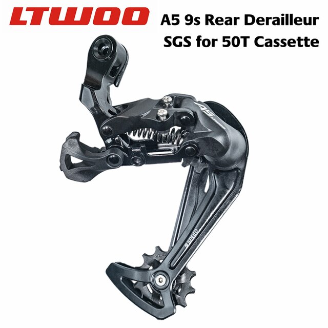 LTWOO A5 3X9 MTB 9 Speed Derailleurs Trigger Groupset 9s 9v Gear Shifter Lever 27 Speed Rear Derailleur switches Compatible: SGS for 50T