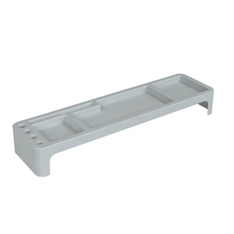 Schreibtisch Organizer Box Büro Tastatur Lagerung Rack Tisch Desktop Lagerung Halter Multigrid Schublade Hause Schreibwaren Lagerung Zubehör: Tiefe Blau