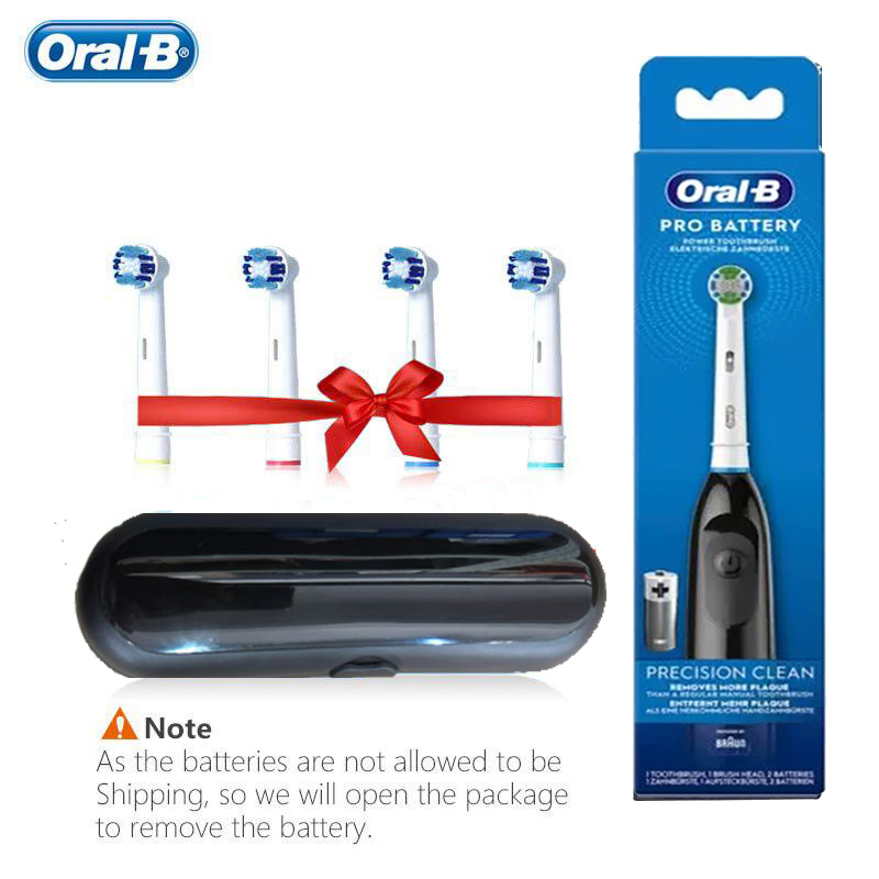 Oral B Sonic Electric Toothbrush DB5010 Battery Electronic Whitening Teeth Brush Washable Tooth Brush For Adult: DARK GRAY