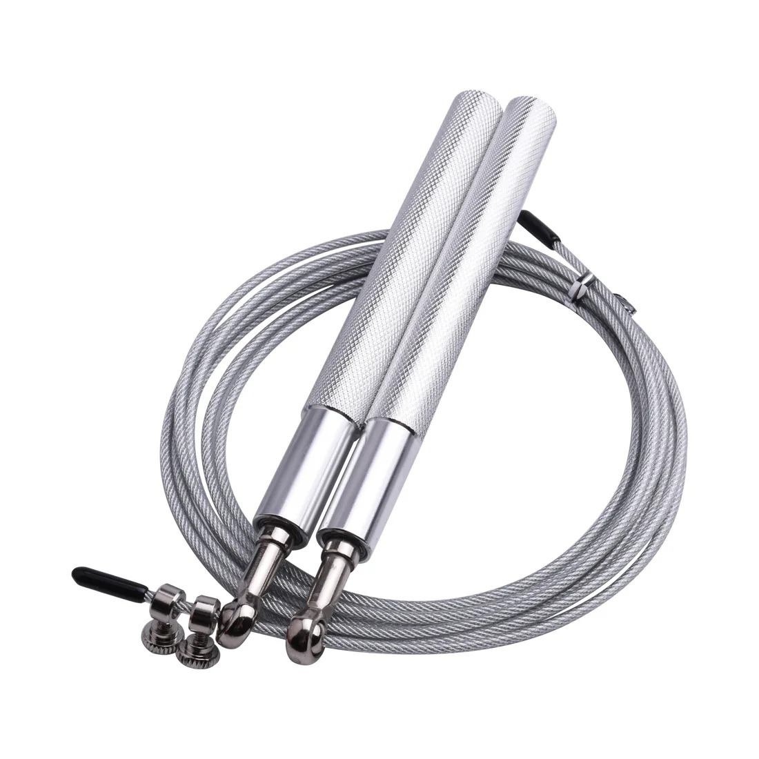 Speed bearing Jump rope Workout equipment gym sport Sports fitness Reducing fat Health Portable equipment Boxing Workout: Light Grey