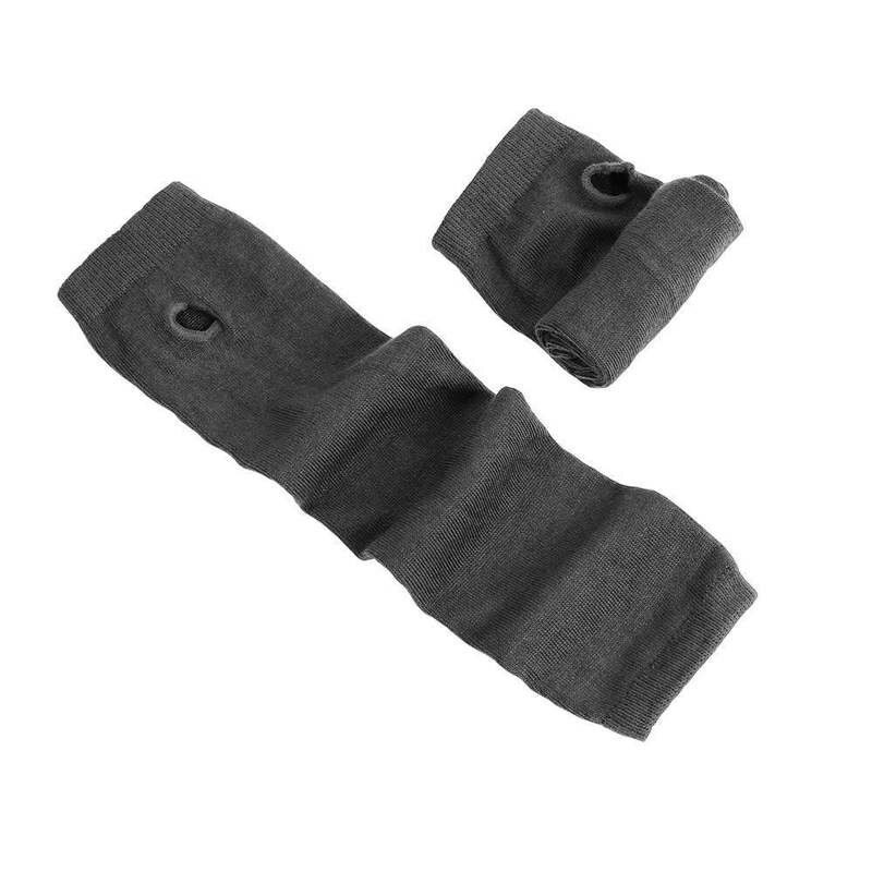 Gants longs unisexes sans doigts, Cosplay, Anime, gothique, chauffe-bras, en tricot, poignet, coude, mitaines, vêtements, accessoires