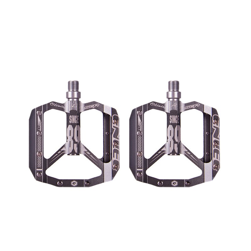 Enlee ultralichte fietspedaal, mtb racefiets lagerpedaal, dh off-road voertuiguitrusting, pedaal, buitenfiets accessoires: Lichtgrijs