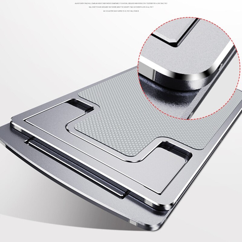 LH-0013 Mobiele Telefoon Houder, Draagbare Opvouwbare Aluminium Legering Licht En Dunne Lui Houder Geschikt Voor Telefoon