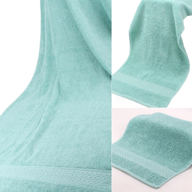 3 Pack Towel Set 100% Cotton 70x140cm Bath Towel and 2 Face Hand Towel Super Soft Absorbent Terry Washcloth For Adults