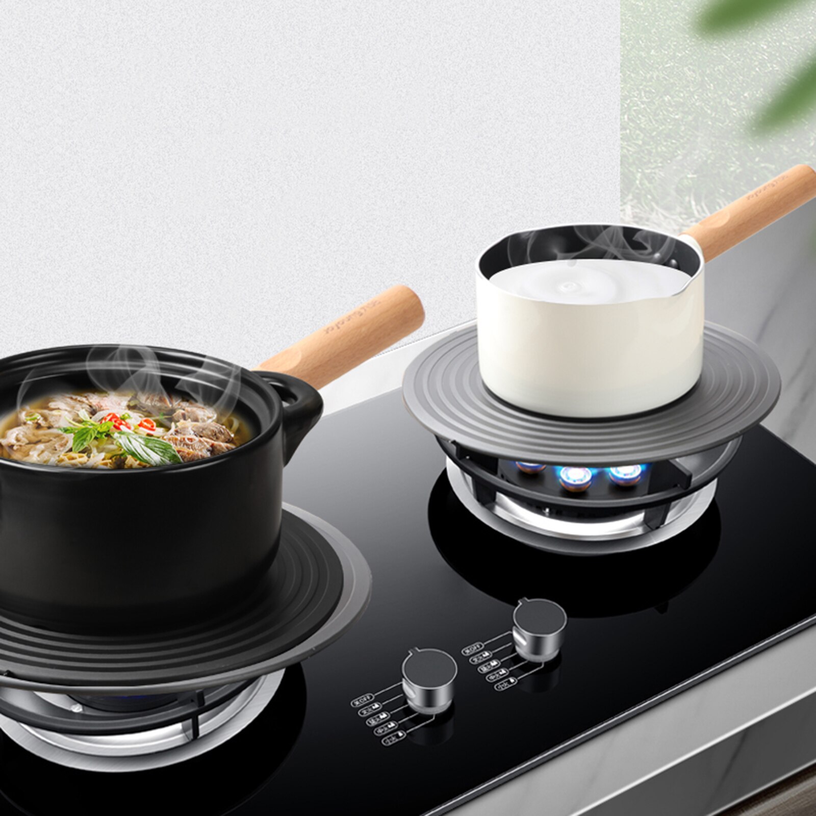 Stainless Steel induction hob converter Cooking Plate Heat Diffuser Converter for Gas Electric Induction Cooker Heat Diffuser