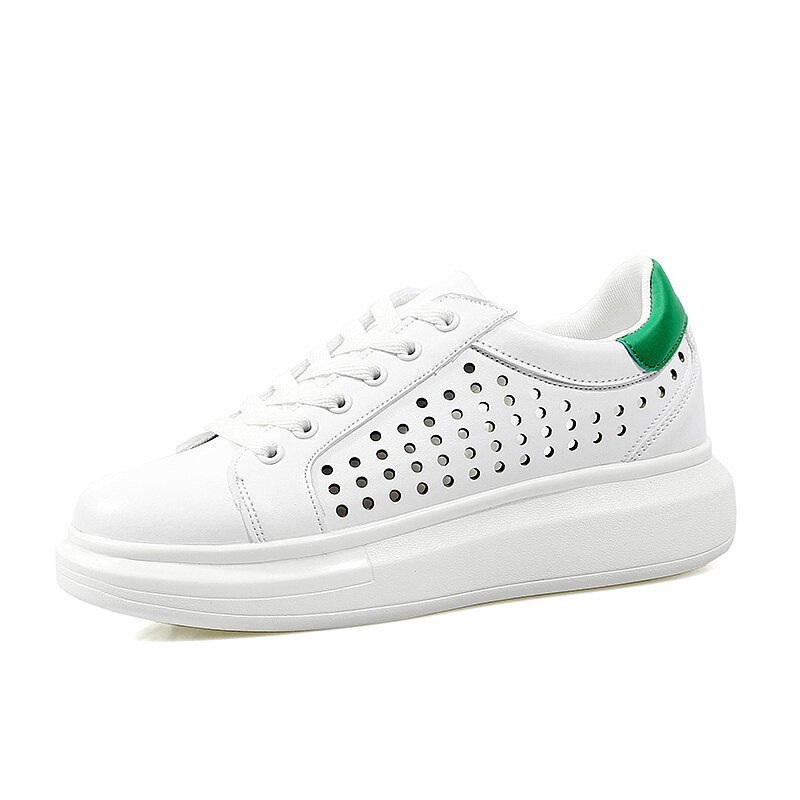 Sneakers voor dames outdoor sportschoenen dames licht ademend tennis studentenflats antislip schoenen goedkoop tenis feminino: Groente / 5