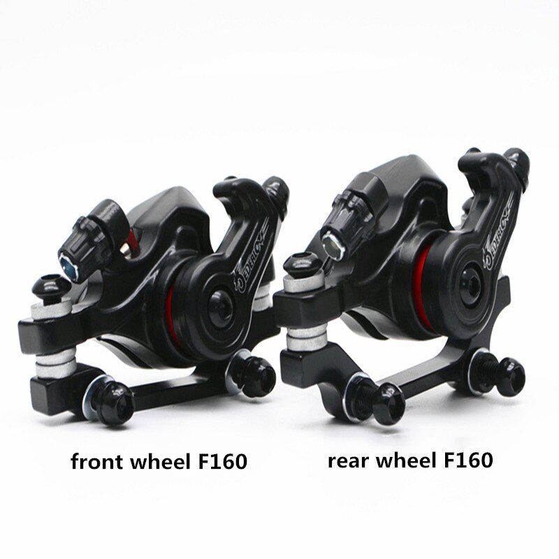 Aluminum Alloy MTB Bicycle Disc Brake Mountain folding Bike Mechanical Caliper Front & Rear Disc Brakes Cycling Double Brake