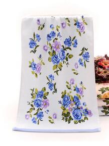 32*72 cm Gedrukt Bloem Katoenen Badstof Handdoeken, patroon Bloemen Gezicht Badkamer Handdoeken voor Volwassenen, Toallas Algodon: 3