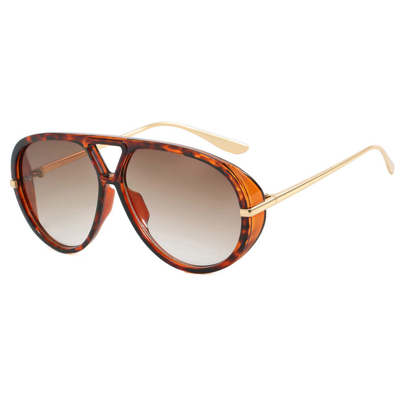 Gafas De Sol De lujo De De para mujer, gafas De Sol Vintage De gran tamaño para sexo, gafas De Sol De negras para mujer # 300864: Transparente