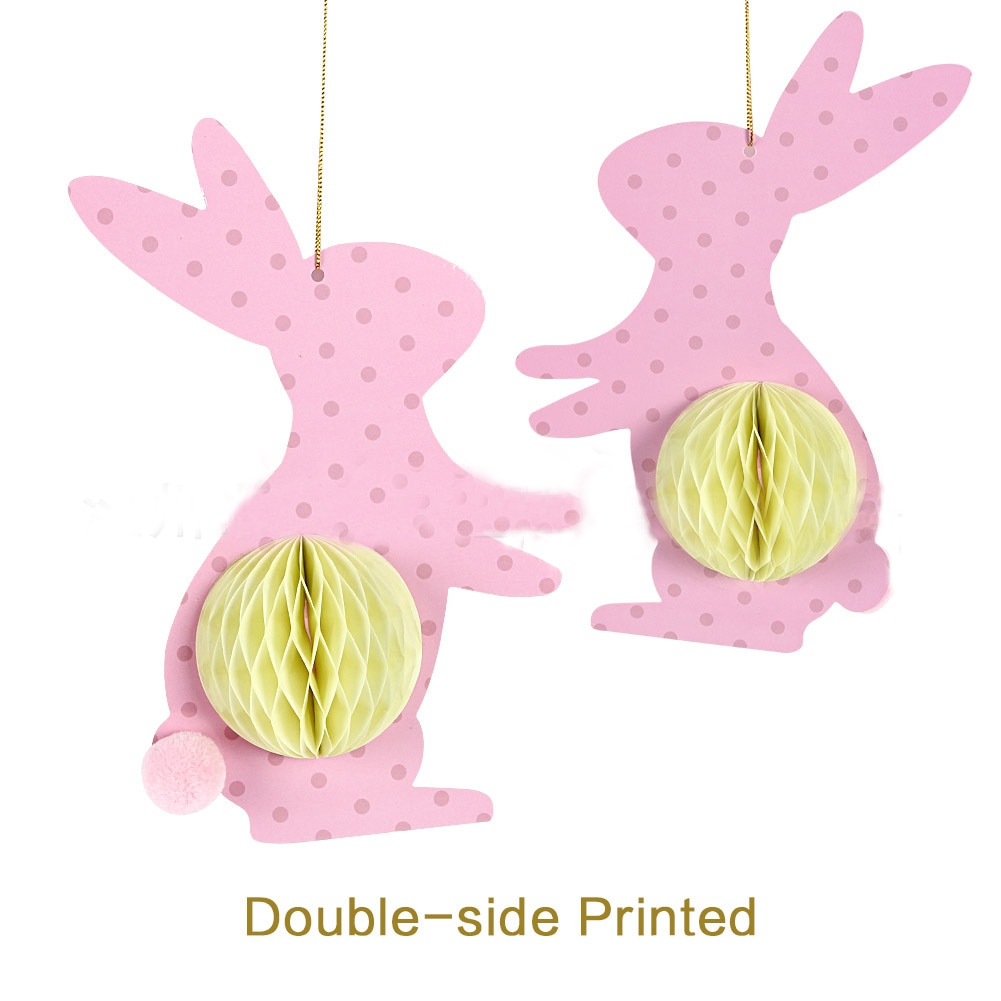 Easter Hanging Swirl Decorations Ceiling Hanging decor Easter Bunny Eggs Chick Carrot for Home Office School Easter Party decor